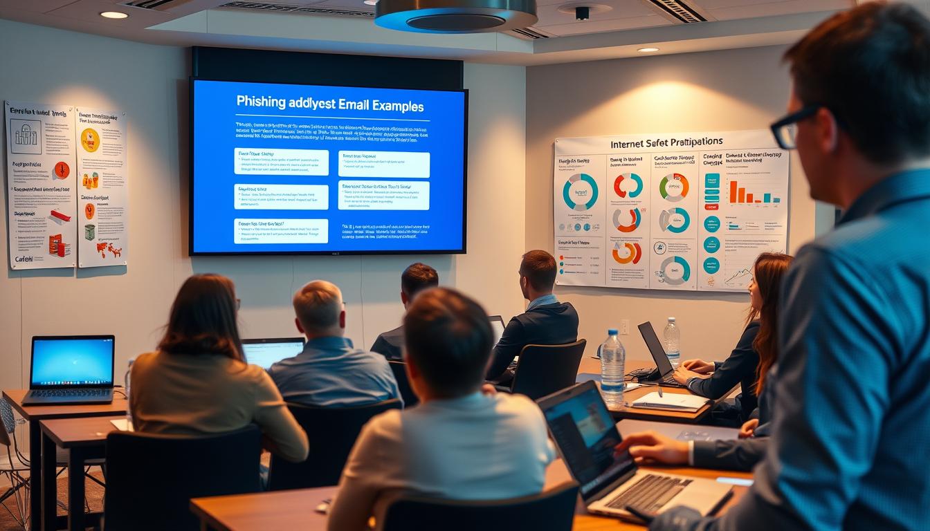 employee training in phishing recognition and internet safety practices
